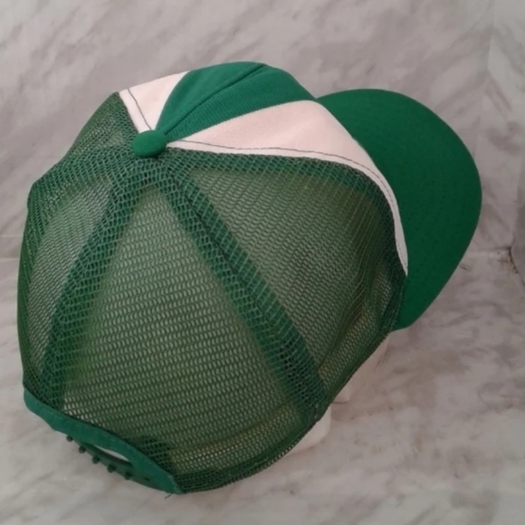 Vintage New York Jets AJD Lucky Stripes Snapback Mesh Trucker Hat Cap USA made - Picture 3 of 5